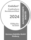 Kreditreform Zertifikat Hermann Kathoefer